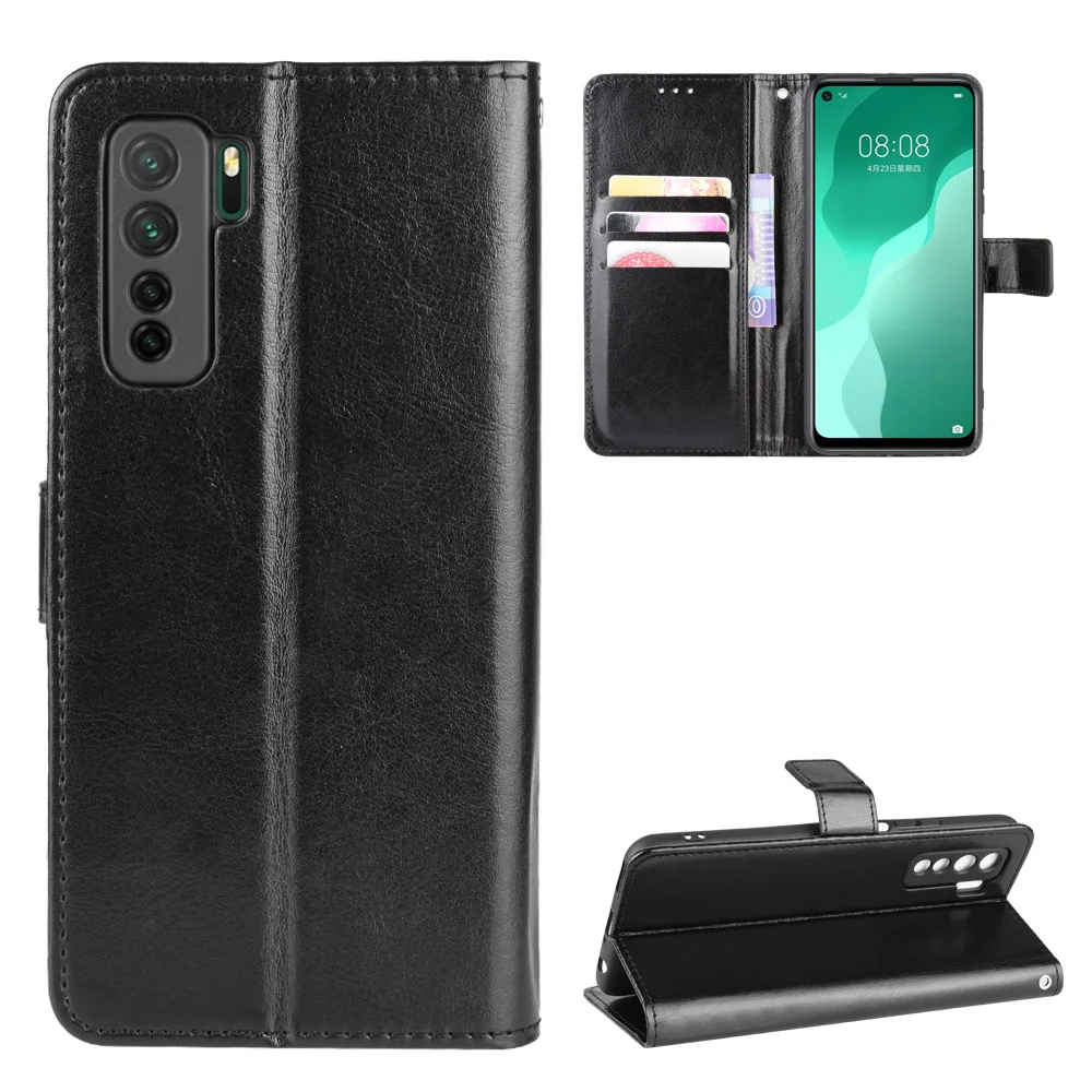 For Huawei Honor 30S CDY-NX9A Stand Wallet Flip Leather Case Honor 30i LRA-LX1 Honor 30 Pro Case With Card Slots