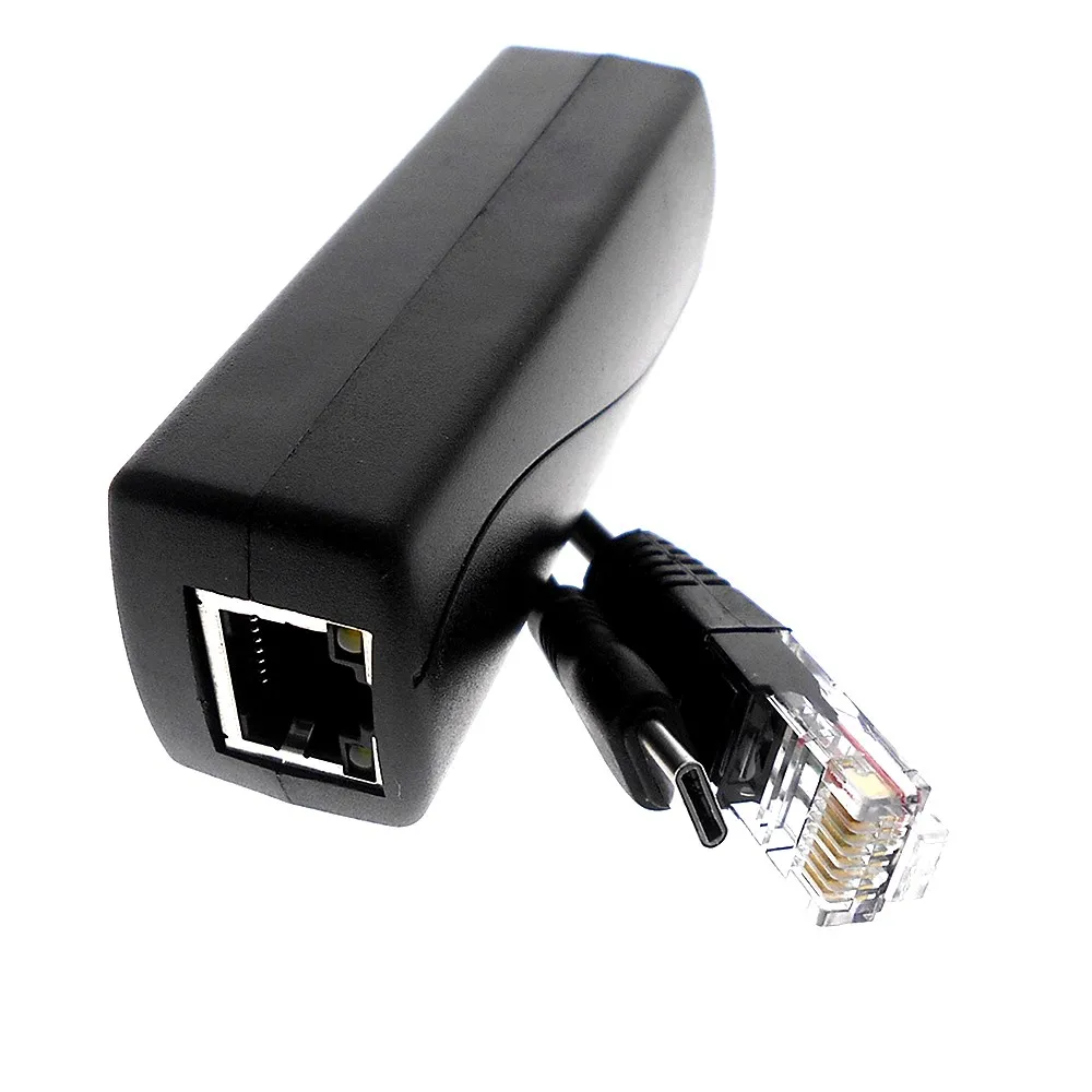 Divisor POE aislado, interfaz tipo C, 48V a 5V2.1a, 100M