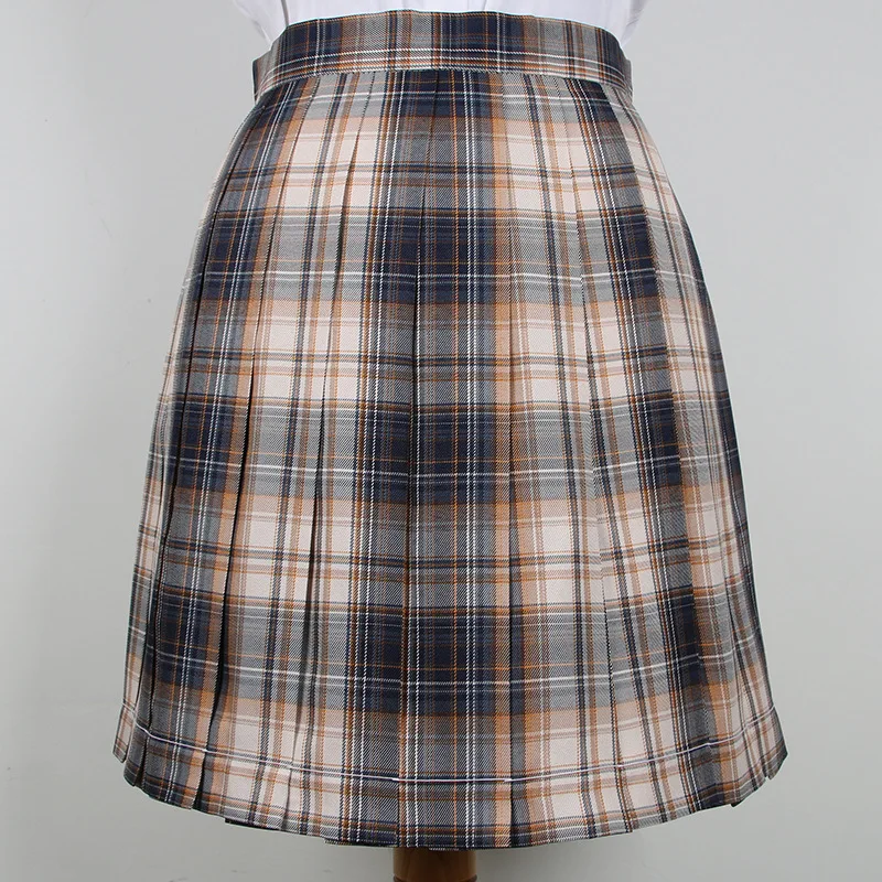 Japanese School Dresses Plaid Pleated Skirt Students Cosplay Anime Pleated Skirt Jk Uniforms Sailor Suit Short Skirts For Girls