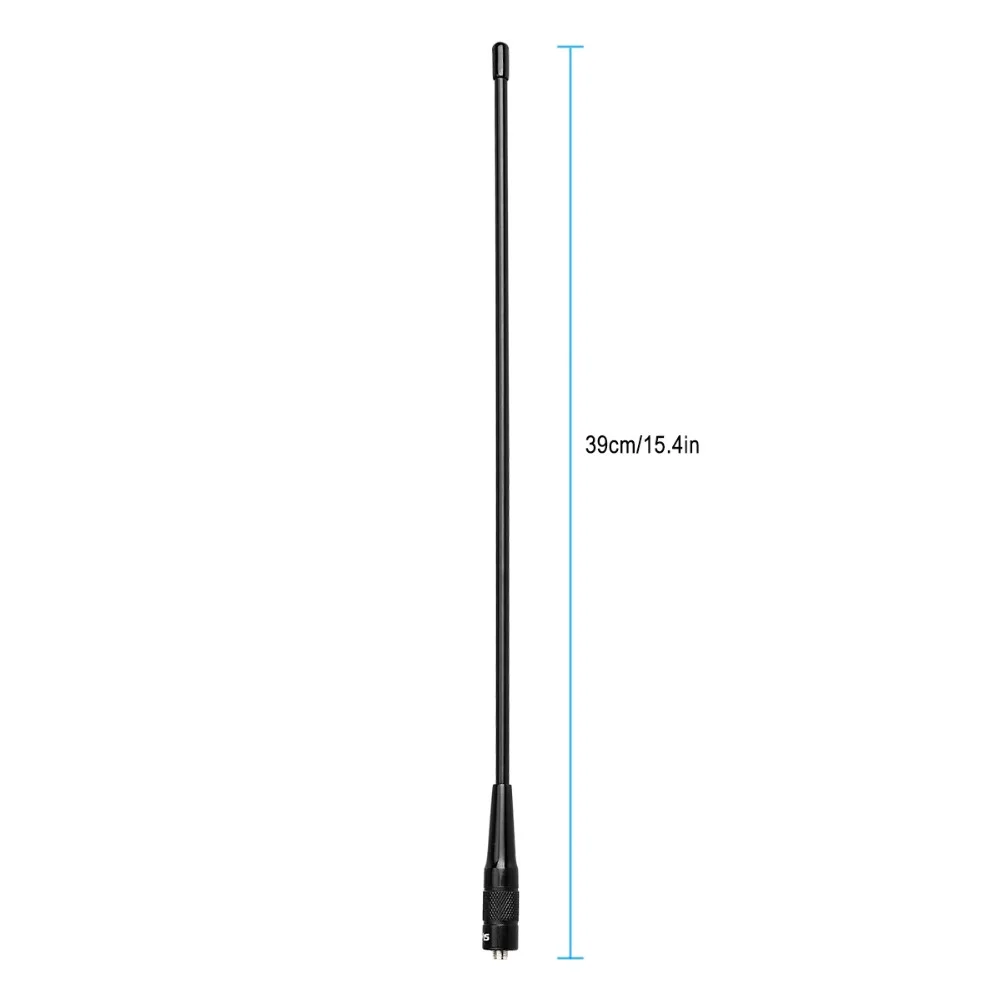 RETEVIS RHD-771 SMA-F 워키토키 안테나, VHF UHF 듀얼 밴드, Baofeng UV 5R Quansheng UV K5 UV K6 Retevis H777, 39cm, 50 개