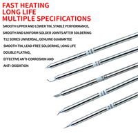 lefavor T12 Series Soldering Iron Tips for FX951 FX-952 soldering station High quality 1pcs