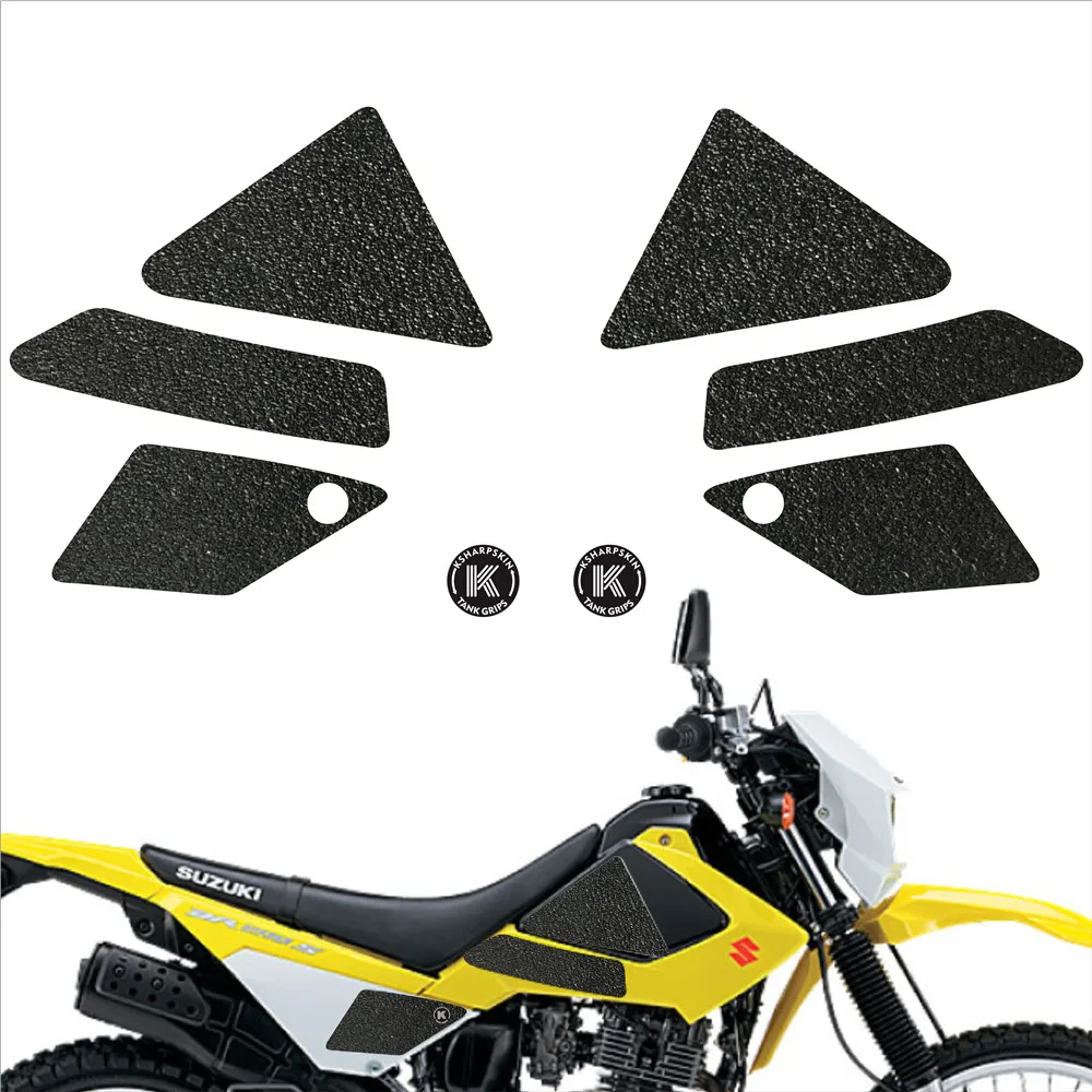 

Motorcycle protection pad tank grip fuel tank pad sticker gasoline knee traction side decal for SUZUKI 15-18 DR 200S