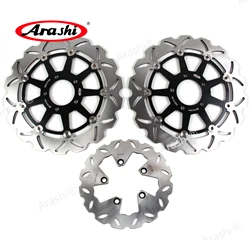 Arashi 1 Set 320 / 240 mm HAYABUSA GSX R 1300 1999-2007 CNC Front Rear Brake Disc Rotors For SUZUKI GSX-R GSXR 1300 2005 2006