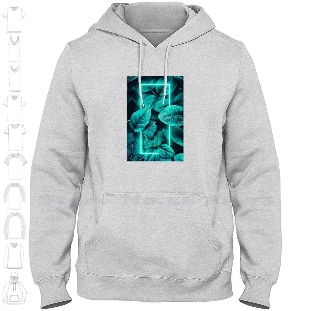 Neon Rectangle-A Collection Long Sleeve Hoodie Sweatshirt Japan Tokyo Future Neon Lights Shopping Street Cities Pink Blue