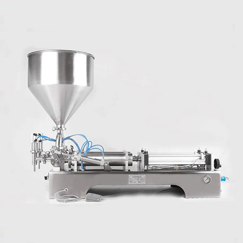 

Full stainless steel 304L material double heads paste filling machine for 300ml to 2500ml