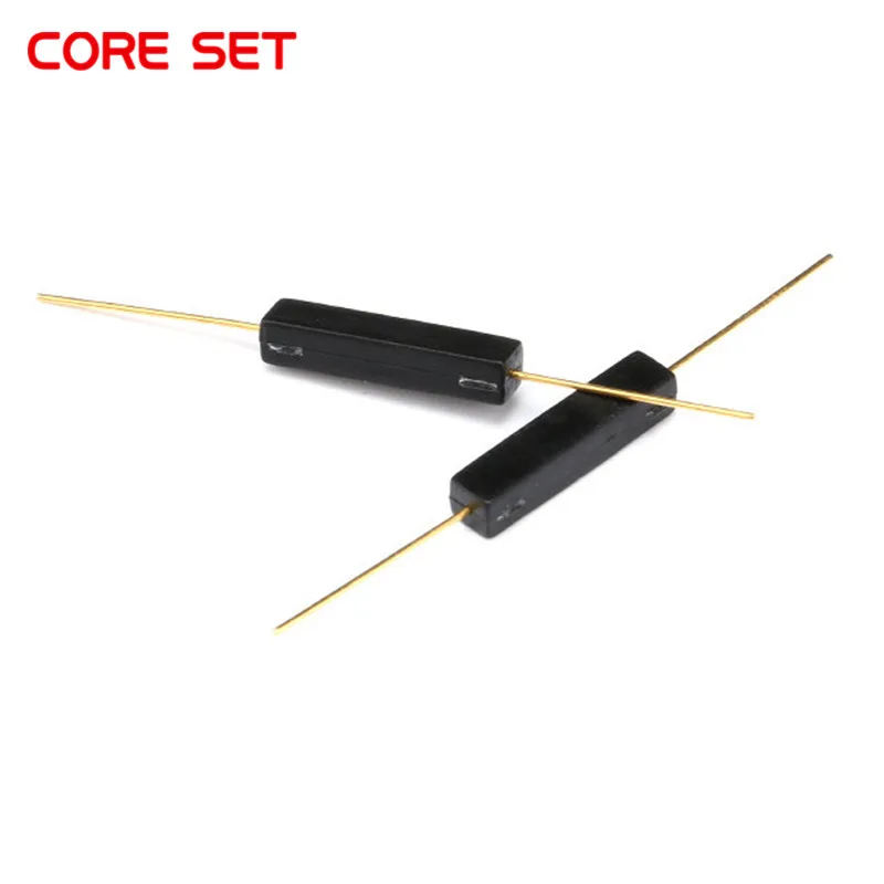 5 pcs Plastic Type 2*14mm Normally Open Reed Switch GPS-14A Magnetic Switch Anti Vibration