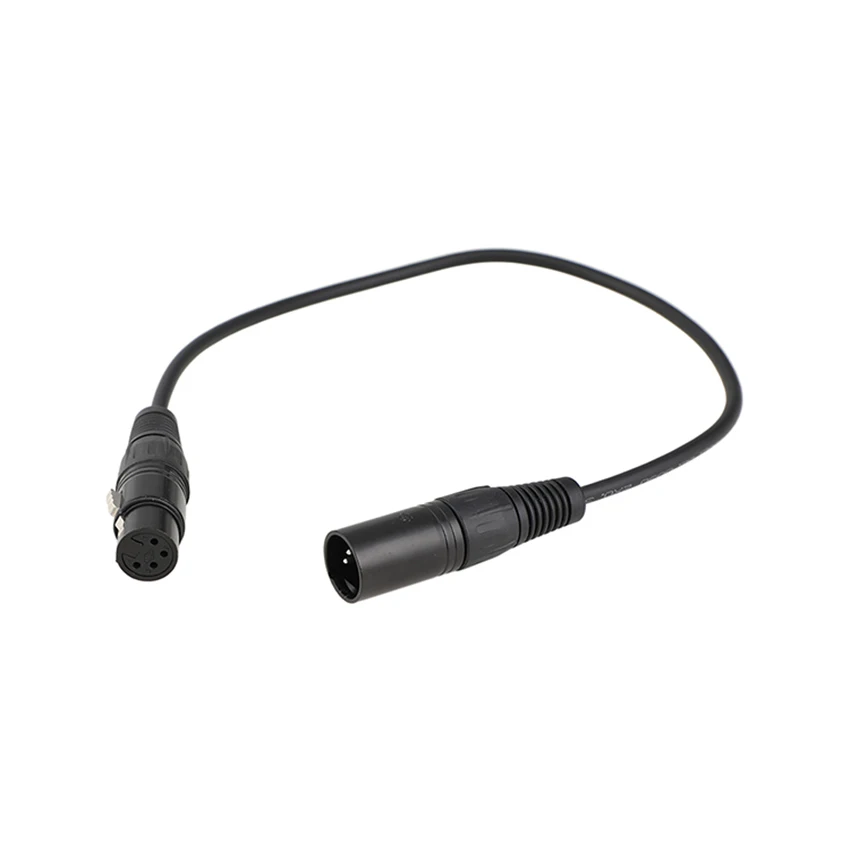 CAMVATE Chuẩn 4Pin XLR Đực 4Pin XLR Nữ Cáp Kết Nối Kết Nối 4-Pin XLR Đầu Ra đầu Vào (16 "Chiều Dài)