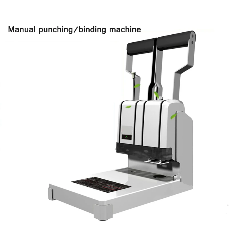 Binding Machine Manual Punching Automatic Hot-Melt Riveting Pipe Double-Arm Labor Saving Punching And Binding Machine