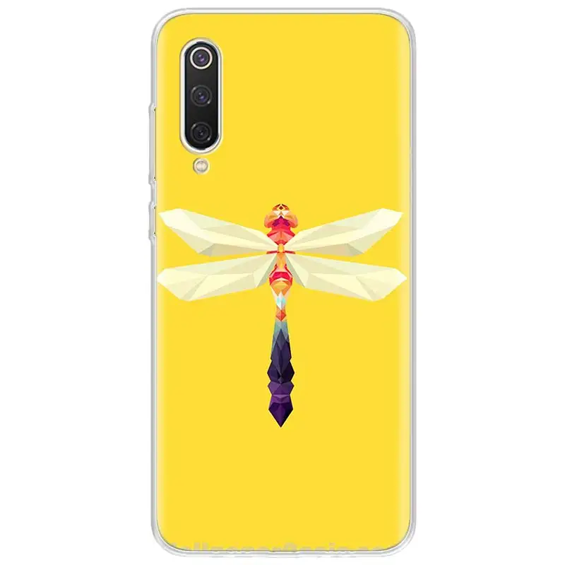 Dragonfly Animal Art Phone Case For Xiaomi Redmi Note 13 12 11 10 11E Pro Plus 12S 11S 11T 10S 9 9S 8 8T 7 Soft TPU Back Cover C