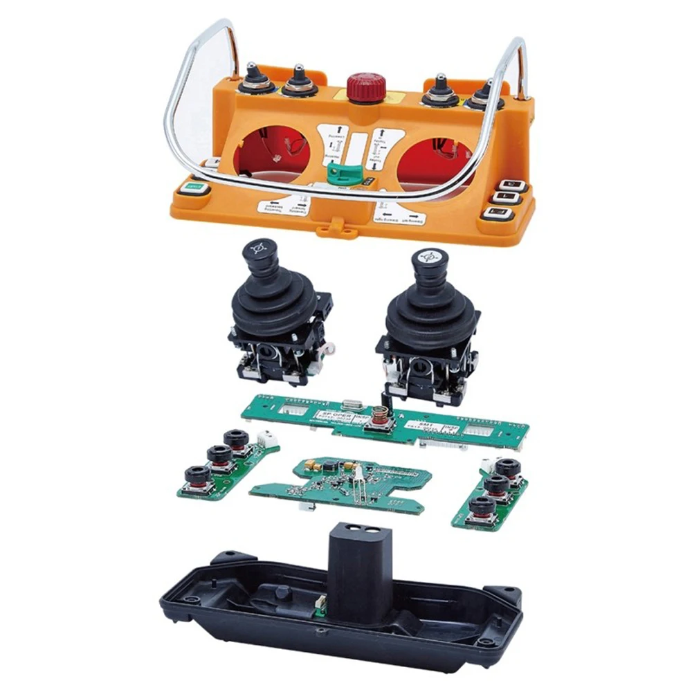 Telecrane F24-60 Transmitter Joystick Radio Industry Wireless Joystick Remote Control For Crane 1 Transmitter