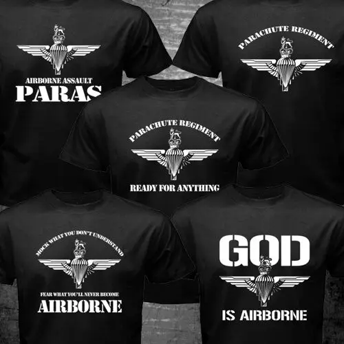 New United Kingdom Parachute Regiment Airborne Brigade Paras Pathfinder Men T-shirt Short  Casual  O-Neck  Shirts