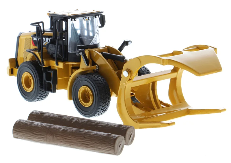

DM 1/64 Scale CAT 950M Wheel Loader with Log Fork and Bucket Attachment by DM Diecast Master #85635 Toys Truck