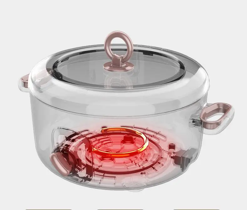 Nồi Lẩu Điện Đa Năng Gia Đình Điện 3L Công Suất Lớn Điện Cho Nồi Lẩu, Nấu Ăn Rau Củ, Canh