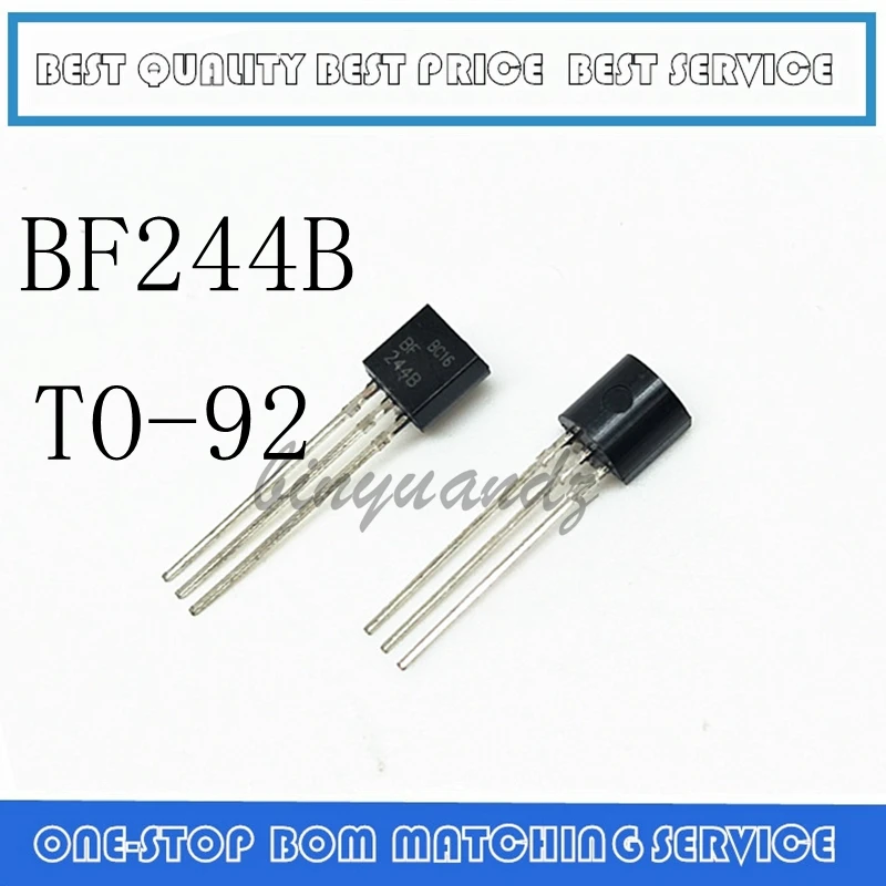 5PCS 10PCS  BF244B IC AMP RF N-CH 30V TO-92 244 BF244 TO-92-3 NEW