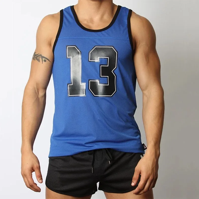 GYMOHYEAH Casual print men Tank Tops men Board beach shorts sets fitness sleeveless vest Men Tracksuits Set Male Sets Shorts