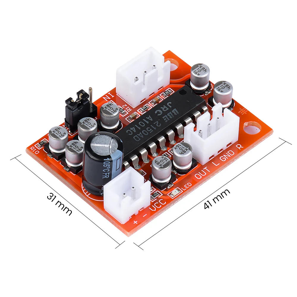 AIYIMA NJM2150 BBE Mini Tone Preamplifier Preamp Board Sound Effect Exciter Improve Tweeter Bass DIY Amplifier Audio Home Theate