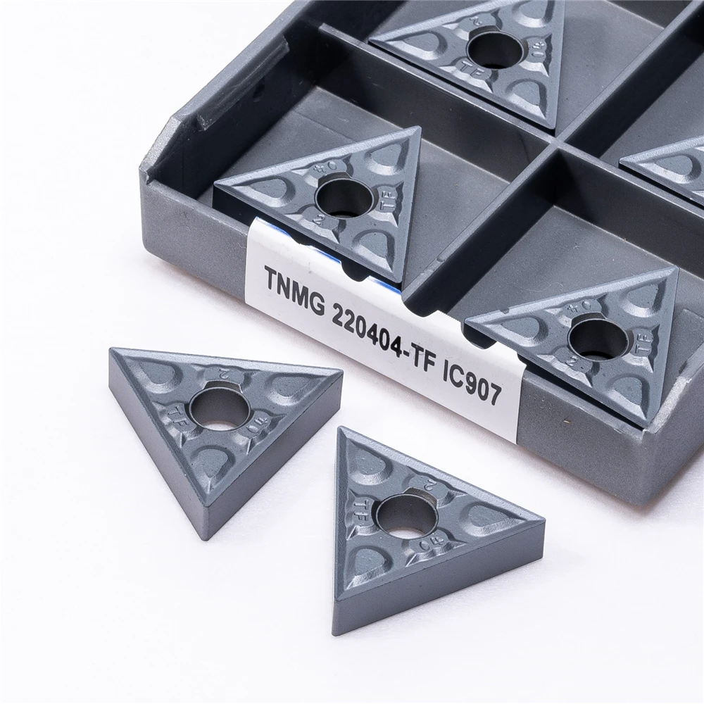 높은 품질 10pcs TNMG220404 TF IC907 터 닝 도구 카바 이드 Lnsert 선반 커터 터 닝 도구 TNMG 220404 CNC 하드 합금 블레이드