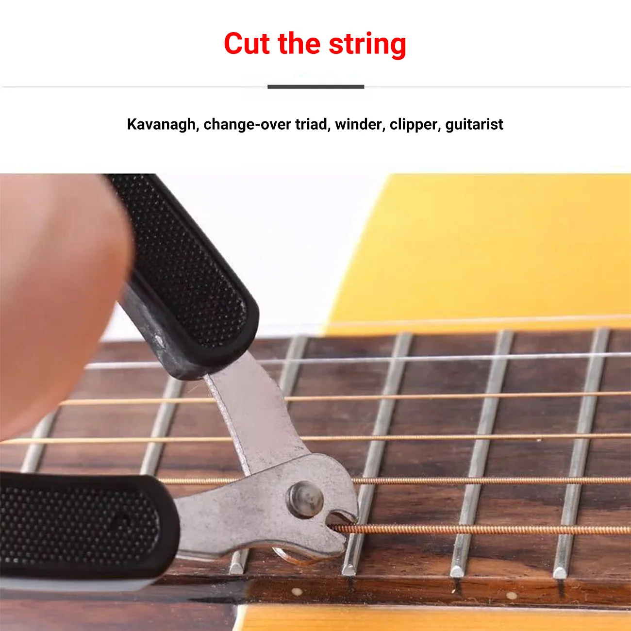 Guitar Tuning Tool 3 In 1 Stringed Instrument Accessories Guitars String Cutter Pin Puller Guitar Winder String Clamp Remover