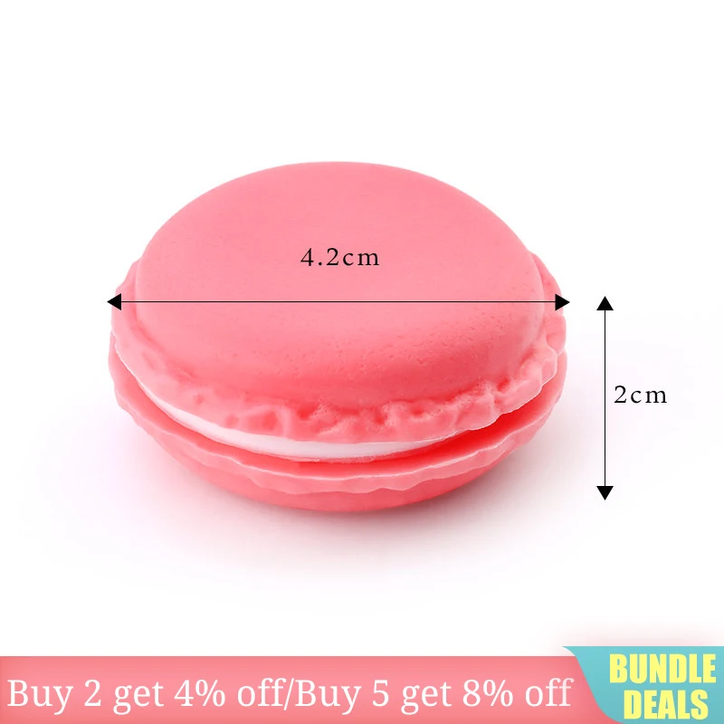 3pieces/lot candy color Macarons storage box portable Mini gift package box lovely jewelry package box case for Small items