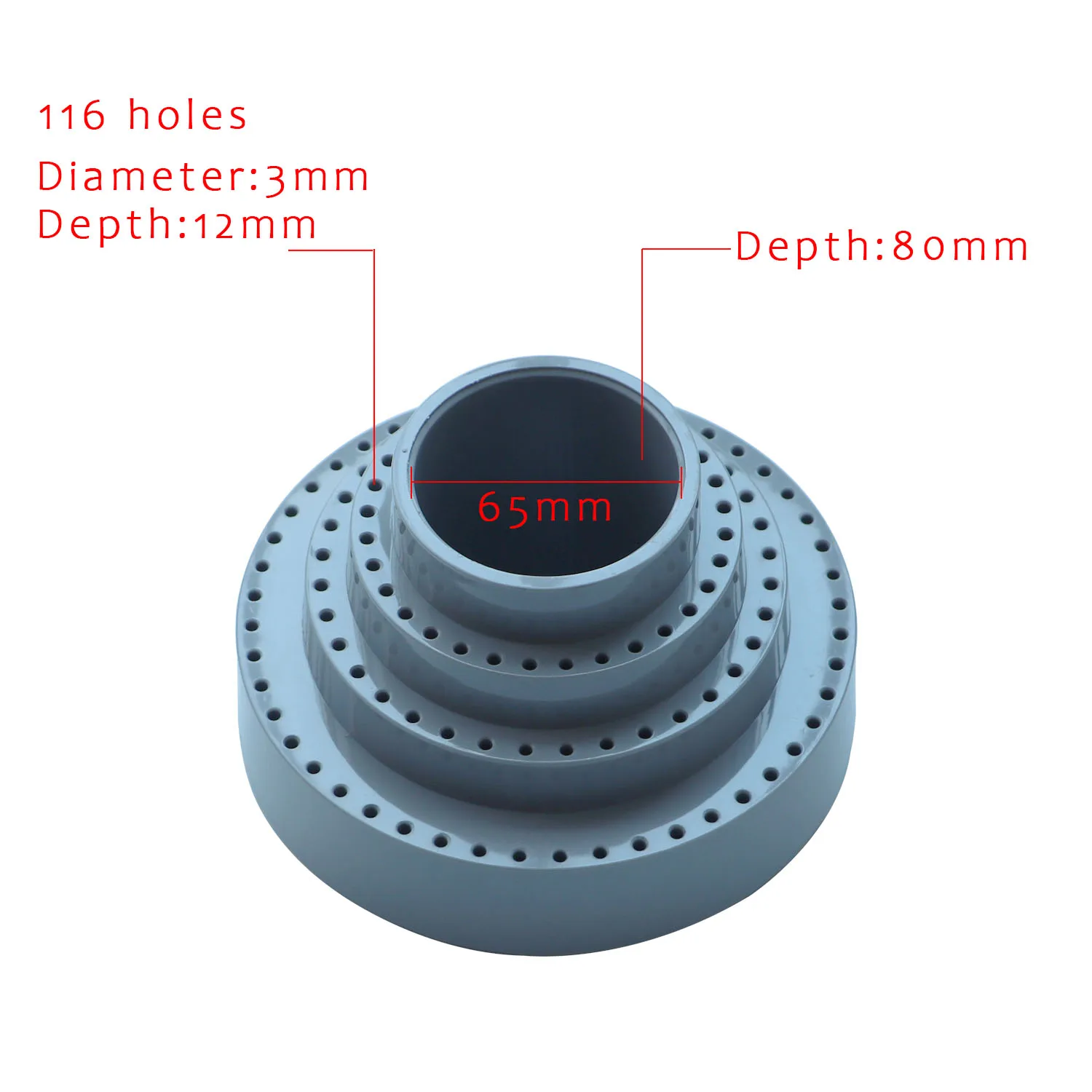 Bur Holder Rotary Round Shape Lab Drill Bit Storage Case 116 Holes Polishing Grinding Head Storage Box Jewelry Making Tools