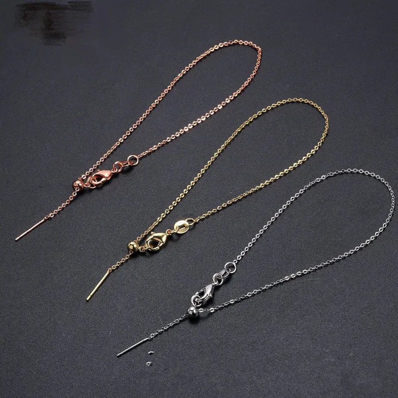 

Necklace Bracelet Chain with Needle to Make Floating Necklace Bracelet Hot Jewelry Chain, ADJUSTABLE Length Chain, 10pcs/lot