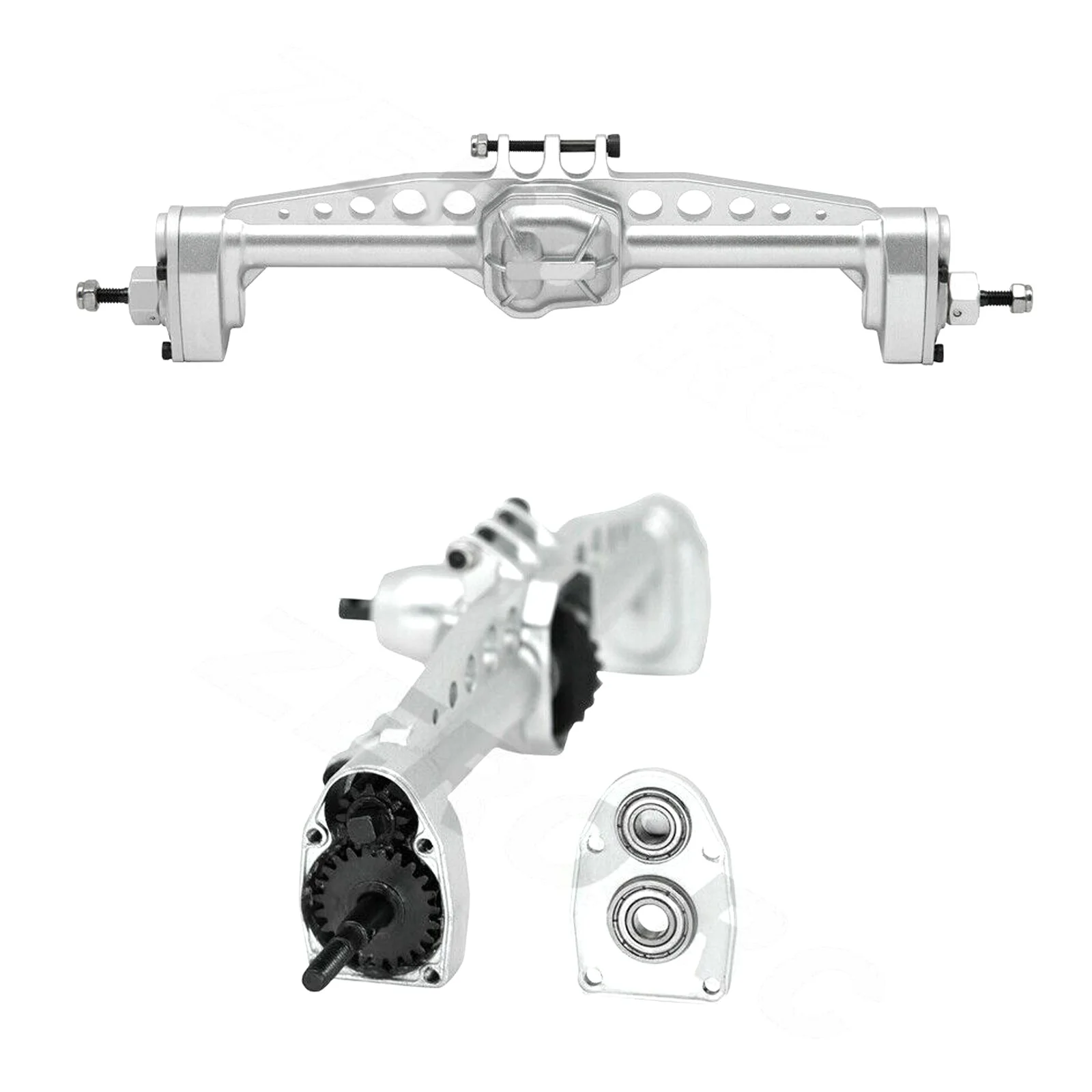 

Heavy Duty Front Rear Alloy Assembled AR45 Portal Axles For 1/10 Axial SCX10-III sliver AXI03003T1 AXI03003T2 AXI03006T1