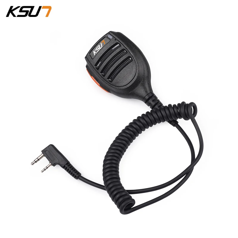 General Walkie Talkie Hand Microphone KM-19 Radio Speaker Mic PTT For Walkie Talkie KSUN Baofeng TYT Ham Radio