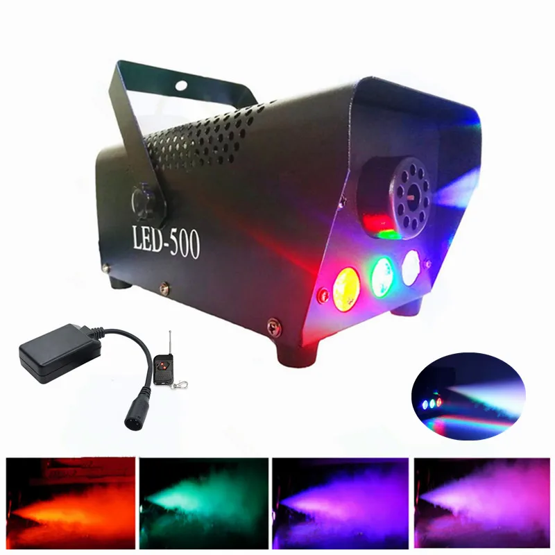 

Smoke Machine/RGB Colorful Disco LED Fog Machine/Wireless Remote Control Stage Fog Machine For DJ Home Party Show/Fogger Ejector