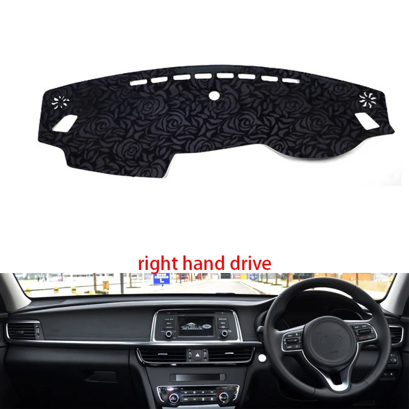 For kia K5 2016 2017 2018 2019 Car Styling Dash Mat Dashmat Dashboard Sticker Cover Sun Shade Dash Board Cover Carpet