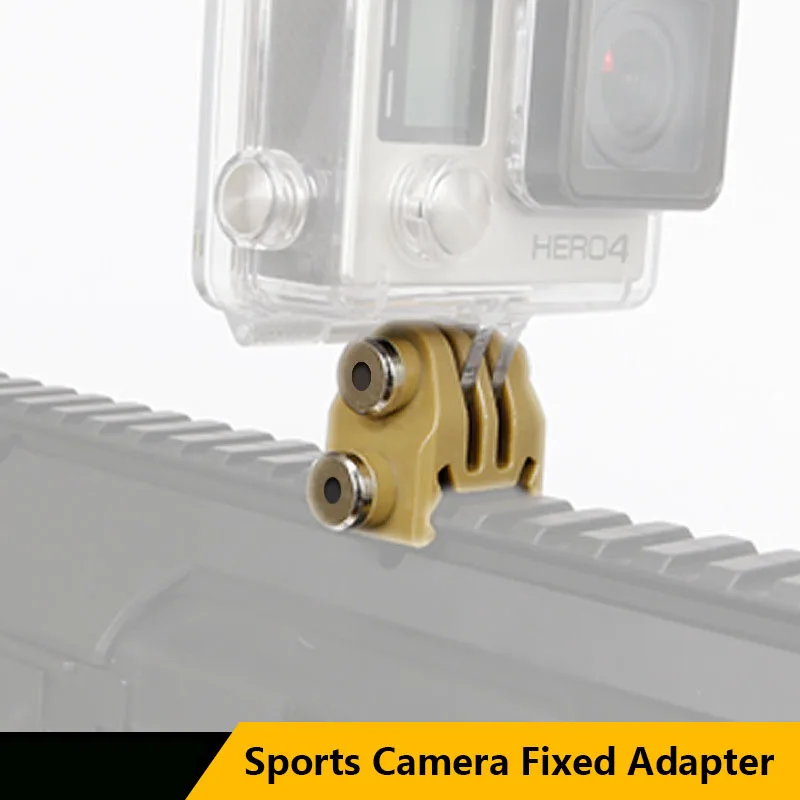 Sports Camera Fixed Adapter Lightweight Easy To Install Tactical Equipment Mountaineering Cycling Skiing Hunting Accessories