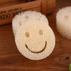 Creativity Smiley Magic Dishwashing Sponge Household Kitchenware Bathroom Cleaning Tools Scouring Powerful Scouring Pad