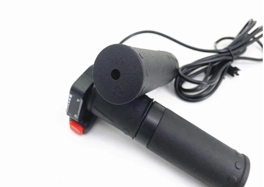 

Wuxing electric bicycle handlebar twist scootor throttle,3 levels of power display battery indicator ebike part.