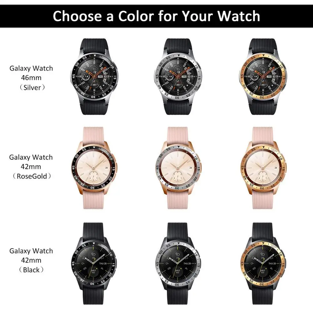 Bezel Ring For Samsung Galaxy Watch 4 classic 46mm/42mm Gear S3 Frontier/Classic Metal Protector Galaxy watch 3 45mm/41mm