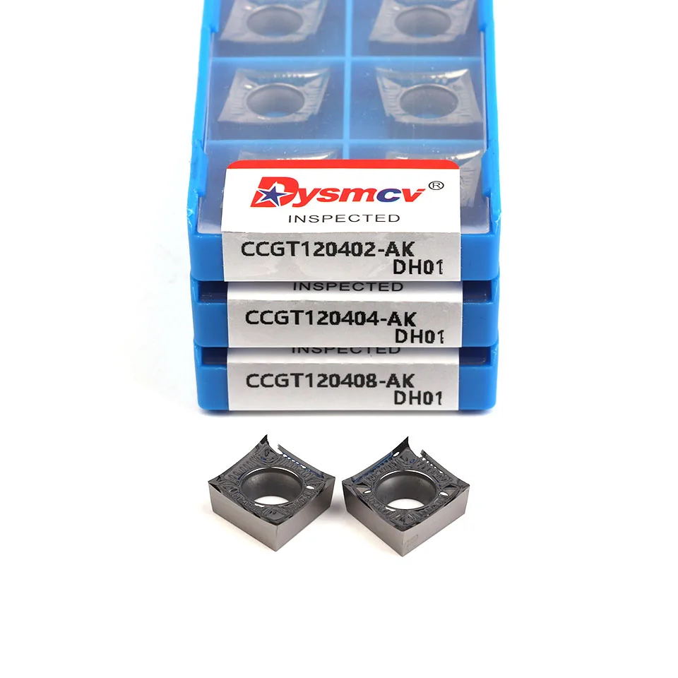 CCGT120402 CCGT120404 CCGT120408 AK DH01 Carbide Dạng Tiện Bằng Máy CNC Cắt Nhôm Đồng Máy Dụng Cụ Xoay Kim Loại Tiện Dụng Cụ