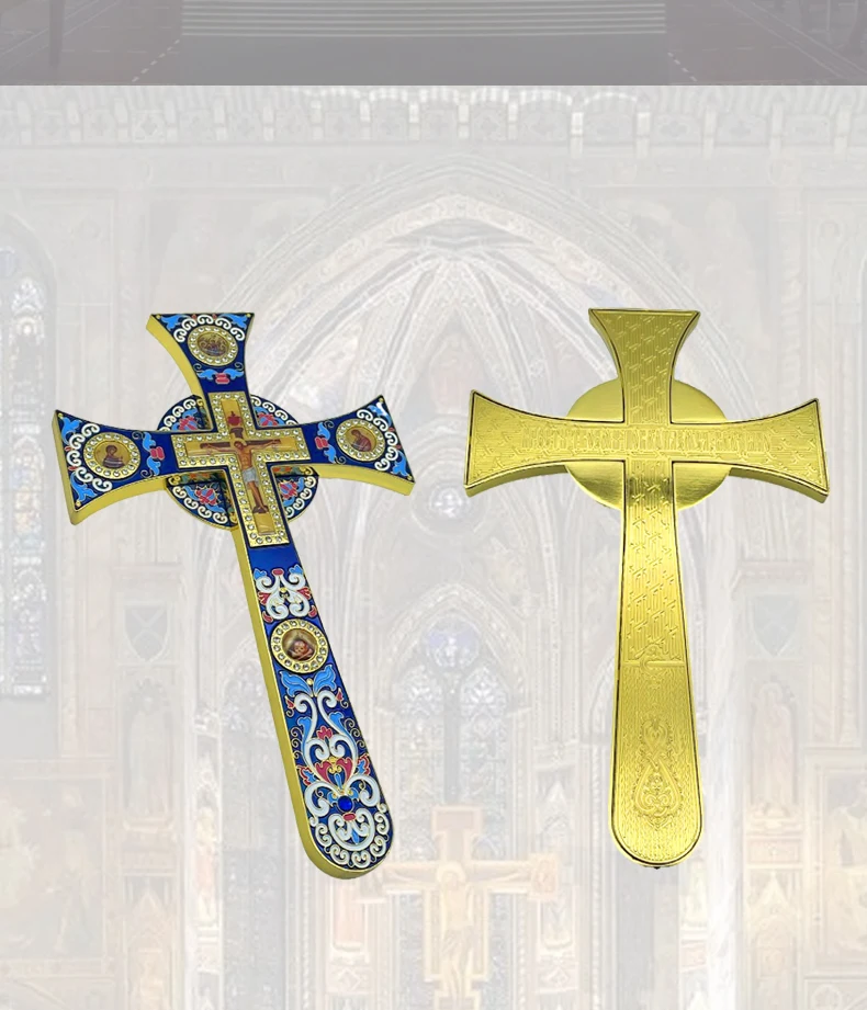 kreuz deko katholische kreuz russisch ortodoxische kreuz Jesus Kruzifix Wand Orthodoxe Kreuz ChurchDdecoration Christian Decor Russische Orthodoxe Kirche Liefert крестик православный – Detail 3