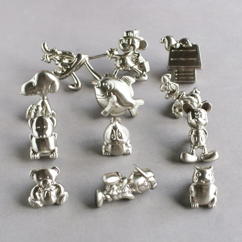 Cartoon Animal Kids Metal Door Knobs Cute Kitchen Cabinet Drawer Pulls Furniture Handles Children Lovely Hardware