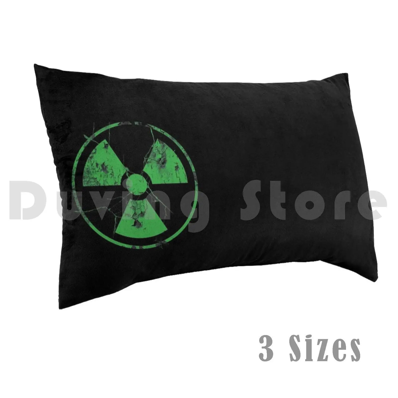 

Nuclear Green Vintage. pillow Case DIY 50 * 70 Nuclear Vintage Nuclear Danger Nuke Flash Thunder Biohazard Atom