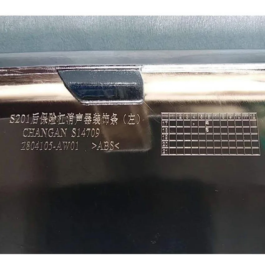 التكيف مع CS55 المصد الخلفي كاتم الصوت قسم الذيل أنبوب العادم قسم ذيل المدخنة مطلي بالكروم شريط مشرق الديكور الأصلي