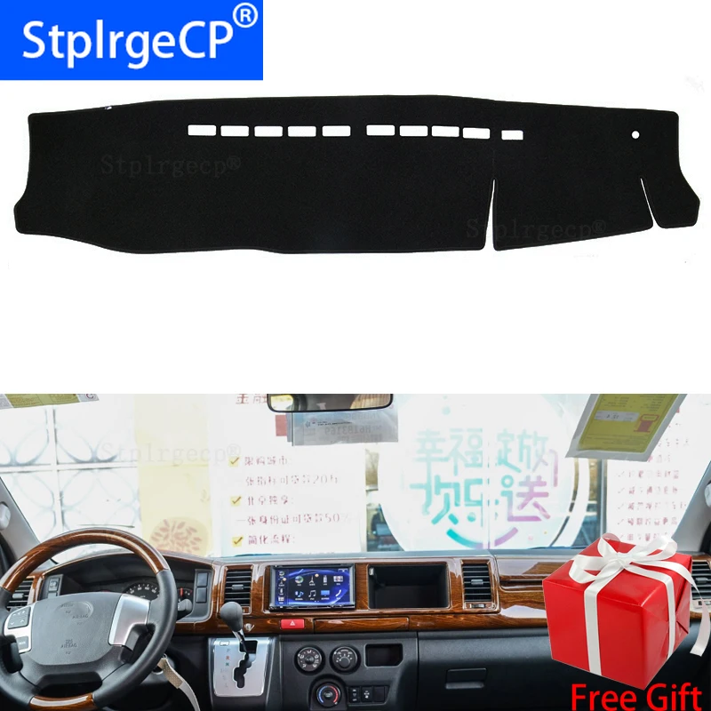 for Toyota HiAce Commuter RegiusAce Ventury Mazda Bongo H200 dashboard mat Protective pad Shade Cushion Pad interior sticker