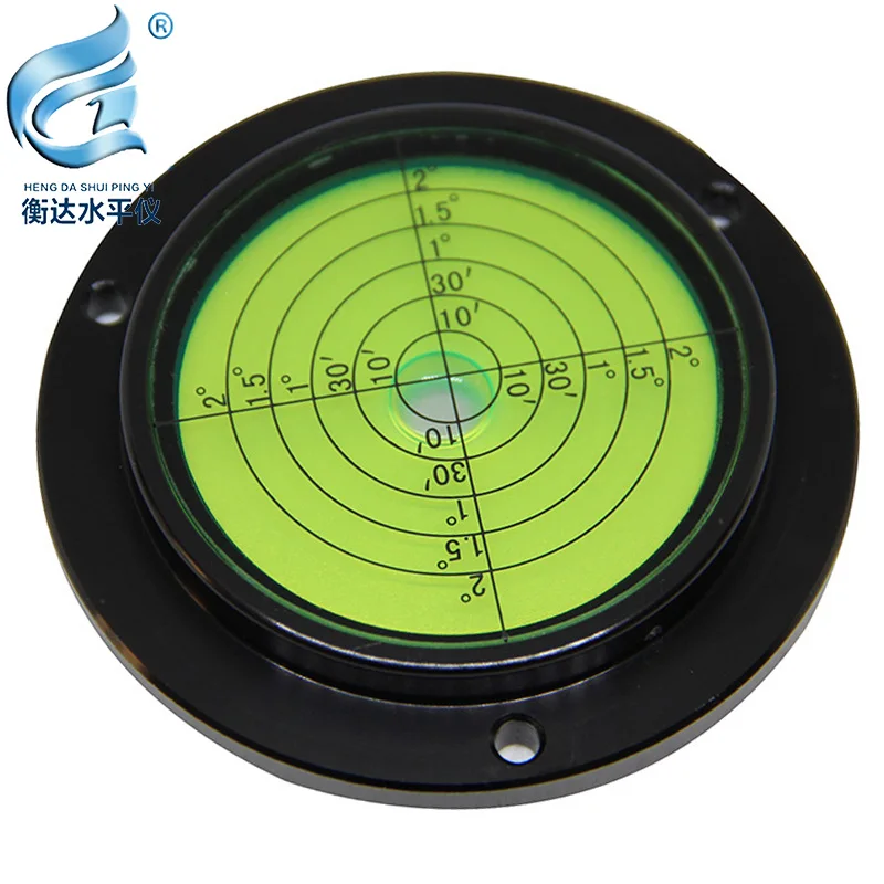 High-precision metal disc level crane level bubble