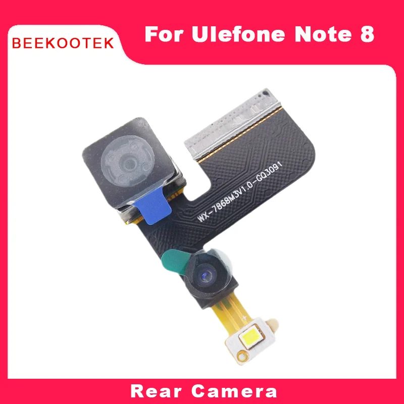 

New Original Rear camera 5MP include sub camera+flash light module Repair Replacement Accessories For Ulefone Note 8 Smart Phone