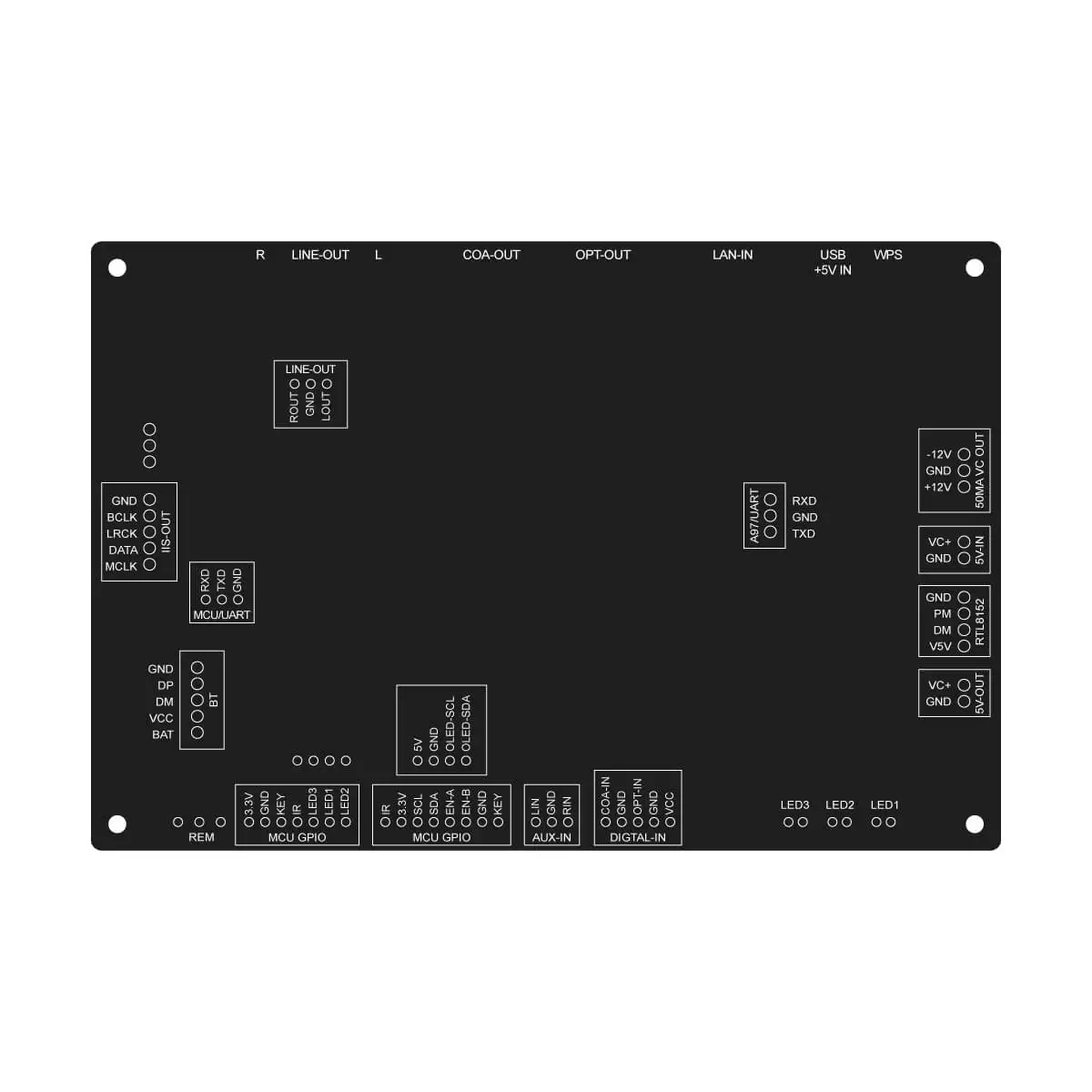 Imagem -06 - Dac Es9038q2m High-res Multiroom Wifi & Bluetooth Wireless Aptx hd Placa de Streaming de Áudio com Spotify Airply2 Up2stream hd