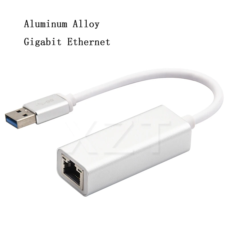 

USB Gigabit Ethernet Adapter USB 3.0 Network Card to RJ45 Lan 10/100/1000 Mbps External for Windows 10 Mac OS PC Laptop