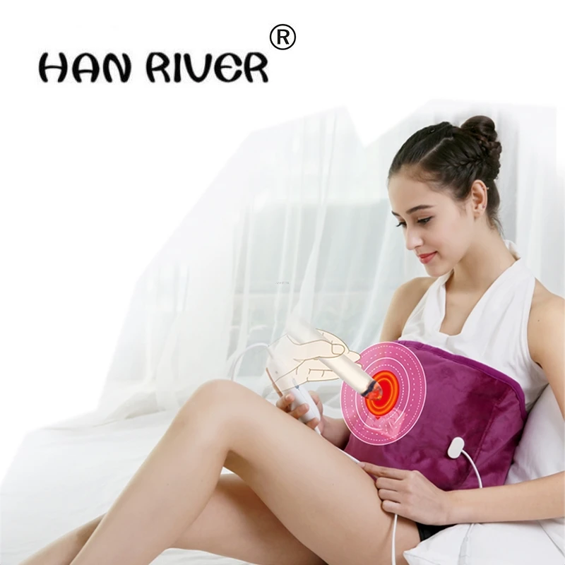 

High quality electric heating moxa natural sea salt physiotherapy bag back abdomen heat physiotherapy warm pain relief health ca
