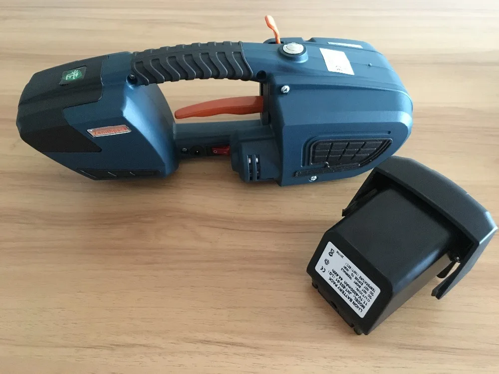 Nuovi reggiatrici in PET PP alimentate a batteria 13mm-16mm per avvolgitrice Pallet elettrica