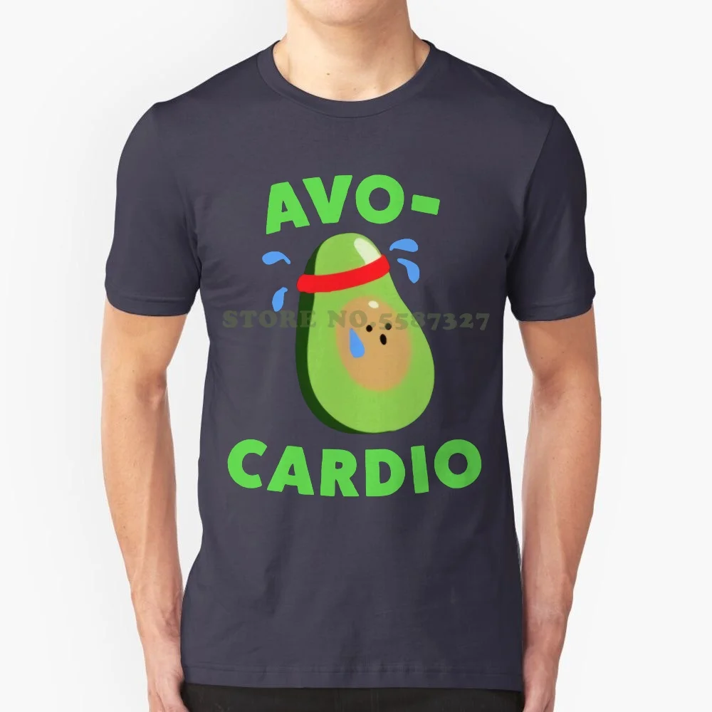 Avocado T Shirt Cardio Funny Gymnasium Workout Tee Fashion Design