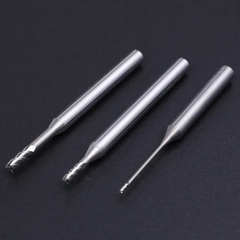 Fresa in metallo duro HRC55 per frese a gola profonda in acciaio fresa per utensili CNC in alluminio fresa per metallo 1/1/2/2//3mm