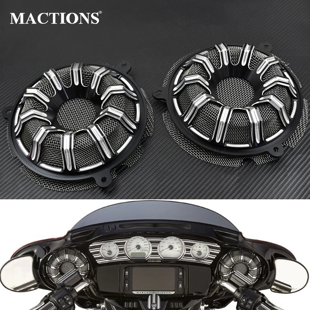 Motocykl przednia osłona głośnika maski pokrywa dla Harley Touring Electra Glide Tri Glide przemieszczanie się po ulicy FLHX 2014 2015 2016 2017-2019