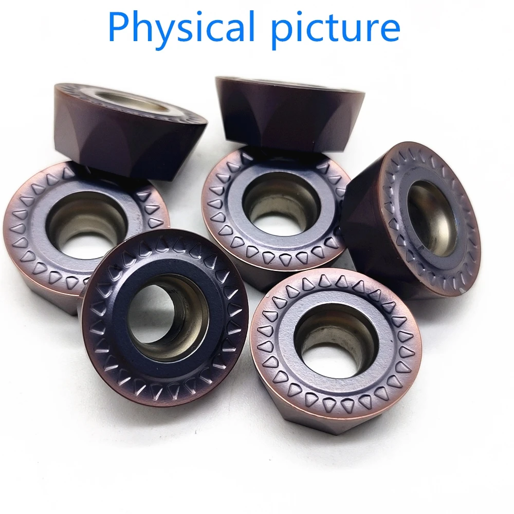 10 pz inserto in metallo duro JS JS VP15TF utensile per tornitura di metalli utensile per fresatura di macchine utensili CNC RPMT 1606 utensile per tornio