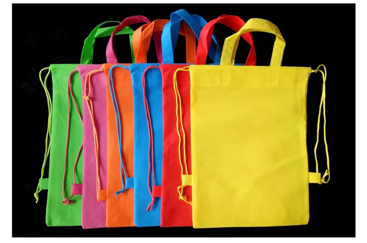 20 pieces/lot non woven shopping bags,Colorful Reusable Shopping Non Woven Fabric Bag